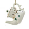 Kurt Adler Porcelain Irish Tea Ornament - Teapot Gold Middle -Country Christmas Loft ejsfawcx1affqjzdxh5c