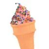 Kurt Adler Foam Ice Cream Cone Ornament - Raspberry Swirl With Sparkles 1 Kurt Adler Foam Ice Cream Cone Ornament - Raspberry Swirl With Sparkles -Country Christmas Loft ekqyowbfrqnlv80tl3gk