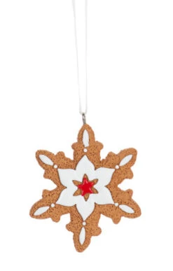 Frosted Snowflake Cookie Ornament - -Country Christmas Loft elndplowwkkpt9bms2ux