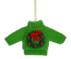 Knit Christmas Sweater Ornament - -Country Christmas Loft em9uytdvkl5iceo3m6ow