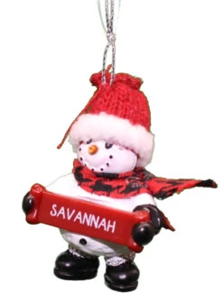 Cozy Snowman Ornament (Letters S - Z) - -Country Christmas Loft enqqf6g4v6yoh1zmsf2s