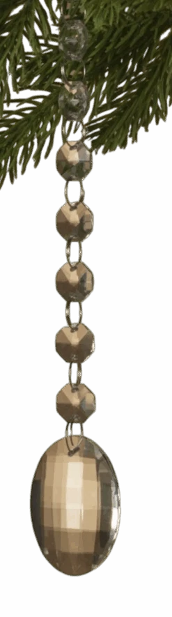 Glass Look Acrylic Jewel Ornament - -Country Christmas Loft eqmxqumzemotuglkmqdi