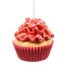 Kurt Adler Flower Cupcake Ornaments - Red With Skinny Sprinkles -Country Christmas Loft es9rzgrrzjezhicmbuzi