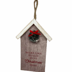 Really Into Christmas Wooden Ornament