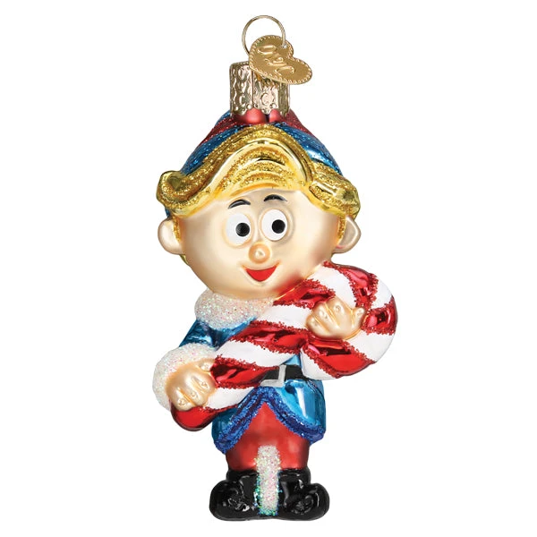 Hermey The Elf Glass Ornament 3 Hermey The Elf Glass Ornament
