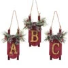 Monogram Sled Ornament - -Country Christmas Loft eyof0rvlclsivlphfu8a