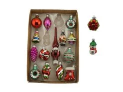 Kurt Adler Early Years Miniature Glass Ornament 12 Piece Set -Country Christmas Loft f0ecblgps05ojikk6sf9