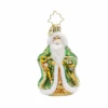Christopher Radko Little Gem Glass Ornament - Emerald Isle Kris Kringle 2 Christopher Radko Little Gem Glass Ornament - Emerald Isle Kris Kringle -Country Christmas Loft f3qb6ulo0ekyshwflqut