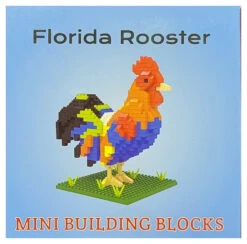 Mini Building Blocks - Florida Rooster -Country Christmas Loft faces7ursy6neyzw9vh7
