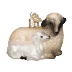 Sheep With Lamb Glass Blown Ornament 20 Sheep With Lamb Glass Blown Ornament -Country Christmas Loft fagvpdj4tcujroewcjxn