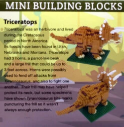 Mini Building Blocks - Triceratops -Country Christmas Loft fatcxoialghzkj6o4zo9