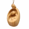 Modern Style Nativity Scene Ornament - Olive Wood - 3 Inch -Country Christmas Loft feqrvazlbtebwokofzrr
