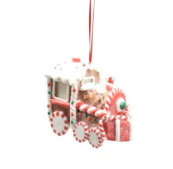 Roman Gingerbread Train Ornament