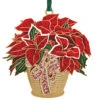 Poinsettia Basket Ornament -Country Christmas Loft fi5bmcv9vh779dujqtlu