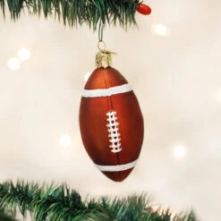 Football Glass Ornament -Country Christmas Loft fjmnkxcnf0mtllrbfowz
