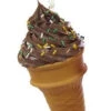 Kurt Adler Foam Ice Cream Cone Ornament - Chocolate With Jimmies -Country Christmas Loft fjyoyulgcv1dsgx9gdpr