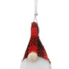 Gnome Holding Sign Ornament - Baby's 1st Christmas