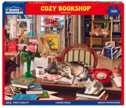 Cozy Bookshop Puzzle - 500 Piece
