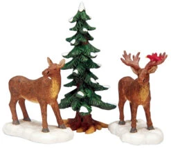 Lemax Mr & Mrs Moose -Country Christmas Loft fybr2lxryeijpts91hlr