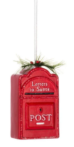 Letters To Santa Mailbox Ornament