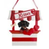 Kurt Adler Dog Kisses - Kissing Booth Ornament - Black Dachshund -Country Christmas Loft g58o2rzrkuoobyuyaypd