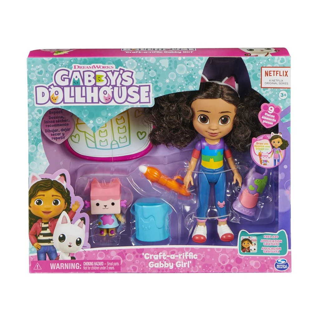 SpinMaster Gabby's Dollhouse Craft-A-Riffic Gabby Girl 3 SpinMaster Gabby's Dollhouse Craft-A-Riffic Gabby Girl