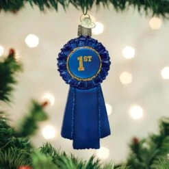 Old World Christmas Blue Ribbon -Country Christmas Loft g7qvmnge5v5tddyolg6u