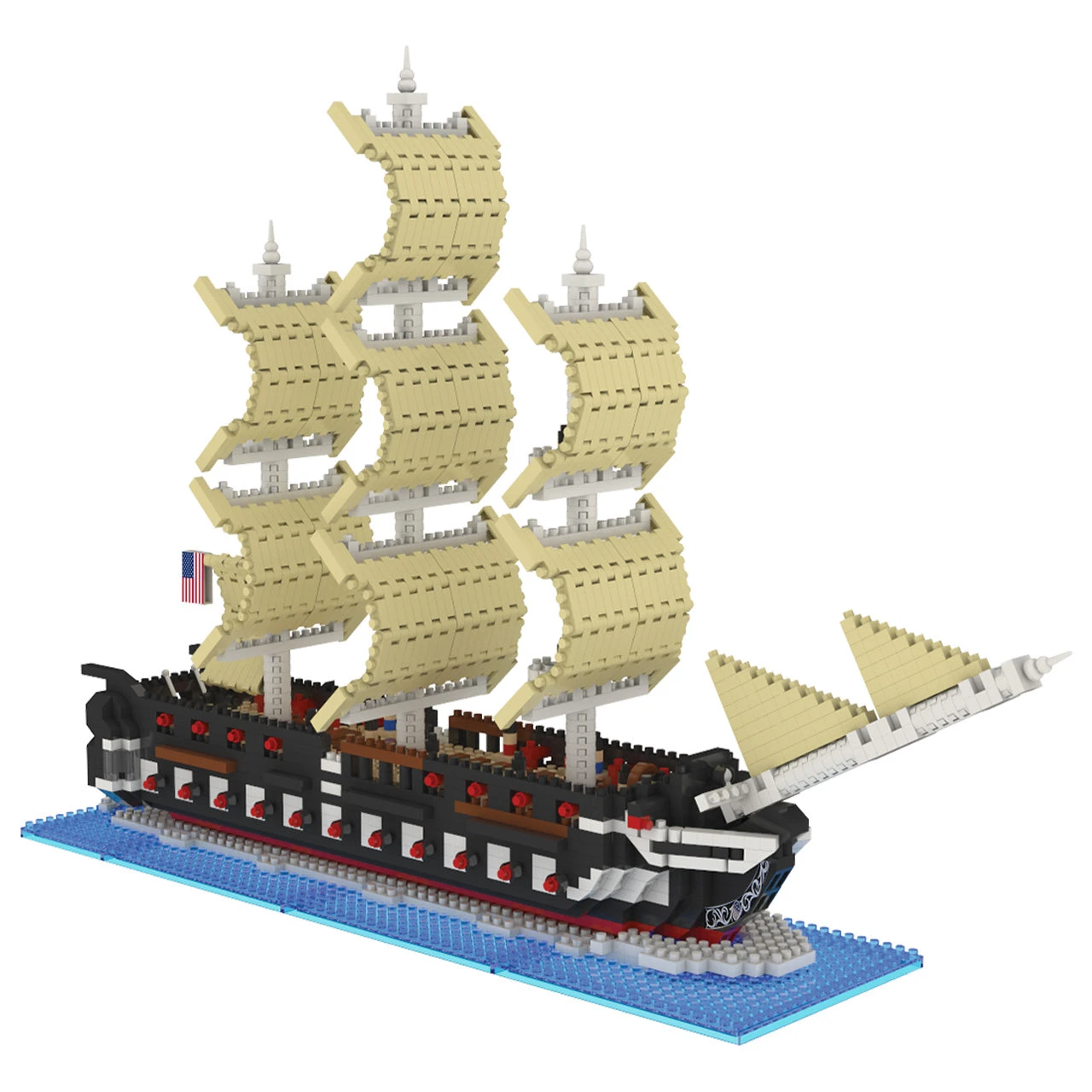 Mini Building Blocks - USS Constitution Boston MA 4 Mini Building Blocks - USS Constitution Boston MA - Image 2