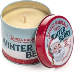 Winter Berry 9oz Tin Candle