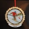 Skiing The Slopes Collectible Brass Ornament -Country Christmas Loft gjt6ppzphwawuzso53ob