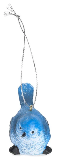 Roman Bluebird Of Happiness Ornament - Tail Up