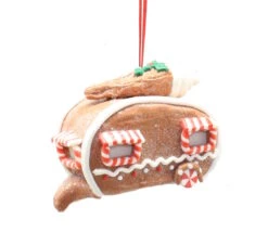 Roman Gingerbread Camper Ornament