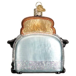 Retro Toaster Glass Ornament -Country Christmas Loft grstrzpzzgigtnqynnoq
