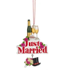 Just Married Ornament