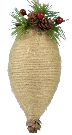 Burlap Holly - Finial -Country Christmas Loft gvtgvnaz0tqv3osjkkem