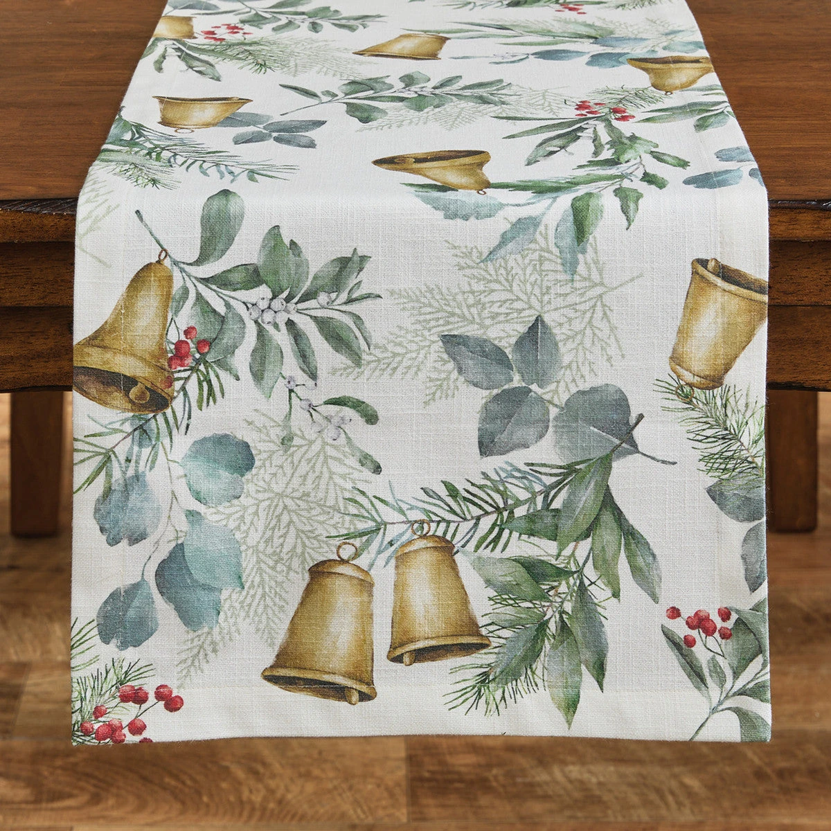 Bells Of Christmas - Table Runner 15 X 72 3 Bells Of Christmas - Table Runner 15 X 72