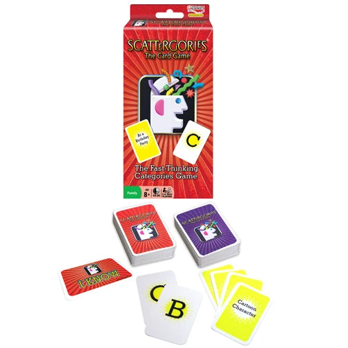 Scattergories Card Game 3 Scattergories Card Game