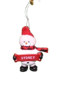 Cozy Snowman Ornament (Letters S - Z) - -Country Christmas Loft hhrqvoyycmykbxh02hps