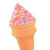 Kurt Adler Foam Ice Cream Cone Ornament - Raspberry With Pearls And Stars -Country Christmas Loft hip4po6fgrqeif0zky1k