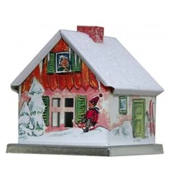 Kurt Adler Knox Metal Incense Smoker House - Yellow House -Country Christmas Loft hlhkuue8xvokr1zpktx3