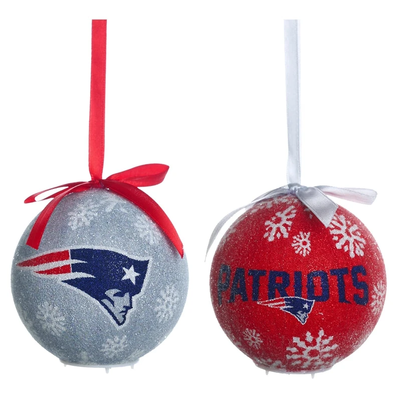 Evergreen New England Patriots LED Ornament Red 5 Evergreen New England Patriots LED Ornament Red - Image 3