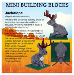 Mini Building Blocks - Jackalope -Country Christmas Loft hpu98bshpfa41rppatpg