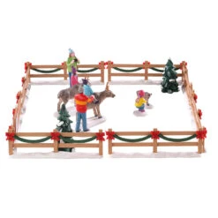 Lemax Reindeer Petting Zoo - 17 Piece Set -Country Christmas Loft hx04pjauodu8sgxmcohc