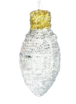Oversize Tinsel Bulb Ornament - -Country Christmas Loft hycb7nfvbrm83d6rl7wt