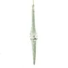 Outer Swirl Icicle Glass Ornaments - Green - Clear Center -Country Christmas Loft i49gh2bhx5v0ilzeddkd