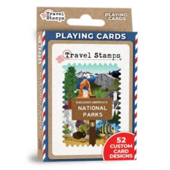 National Parks Travel Stamps Playing Cards Playing Cards -Country Christmas Loft icp1eqplrpmggqdnnuip