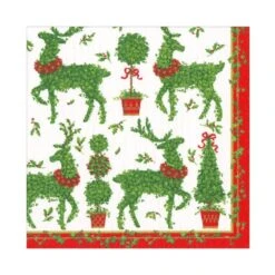 Animal Topiaries Paper Luncheon Napkins