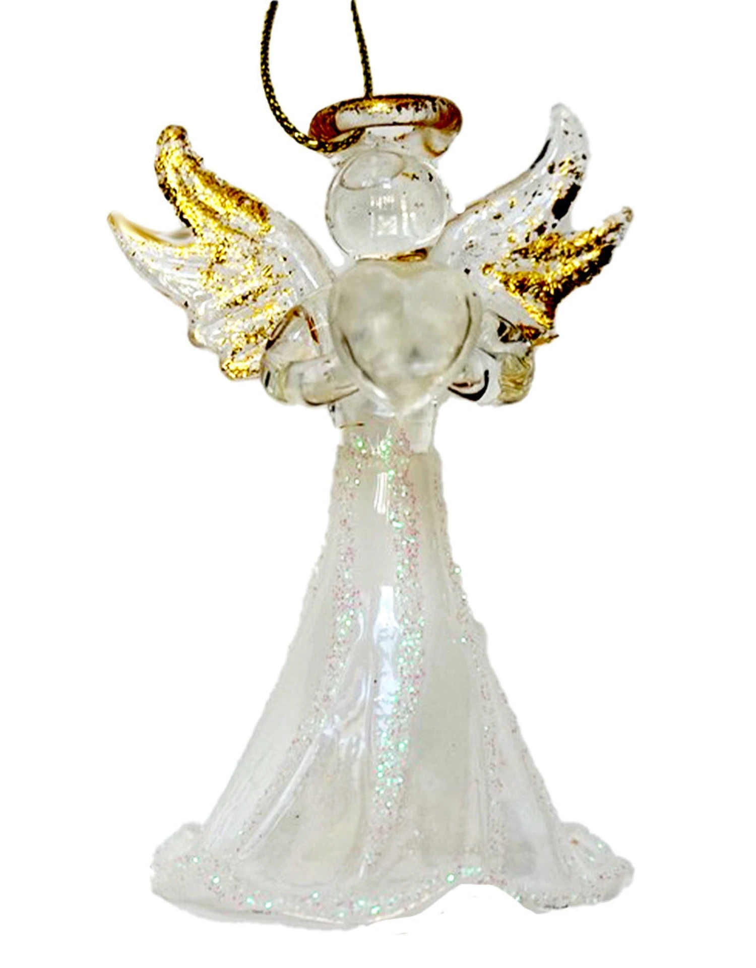 Kurt Adler Crystal Birthstone Angel Ornament - April 3 Kurt Adler Crystal Birthstone Angel Ornament - April