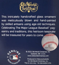 New York Yankees Baseball Cap Glass Ornament -Country Christmas Loft incvljekwlyqlwwyar8g