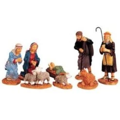 Lemax Nativity Village 3 Inch Figurines - 8 Piece Set 8 Lemax Nativity Village 3 Inch Figurines - 8 Piece Set -Country Christmas Loft iq2ltimefinameytrw6x